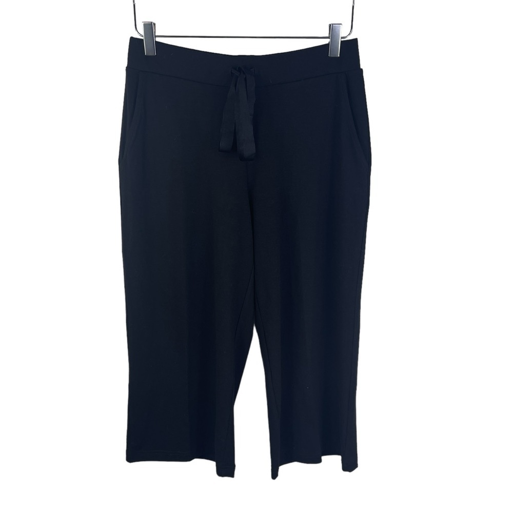 Lands' End Women's Knit Drawstring Pull On Crop Pants Leggings XS/P 2-4